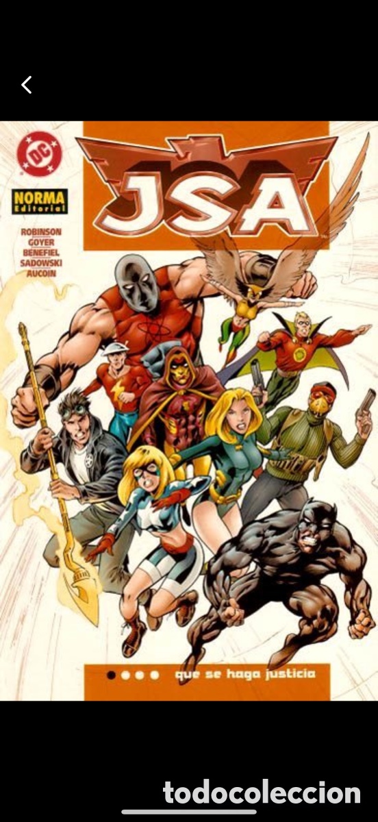 C&oacute;mics: JSA (2004-2005). Completa, 5 tomos. Norma. Geoff Jones. - Foto 1