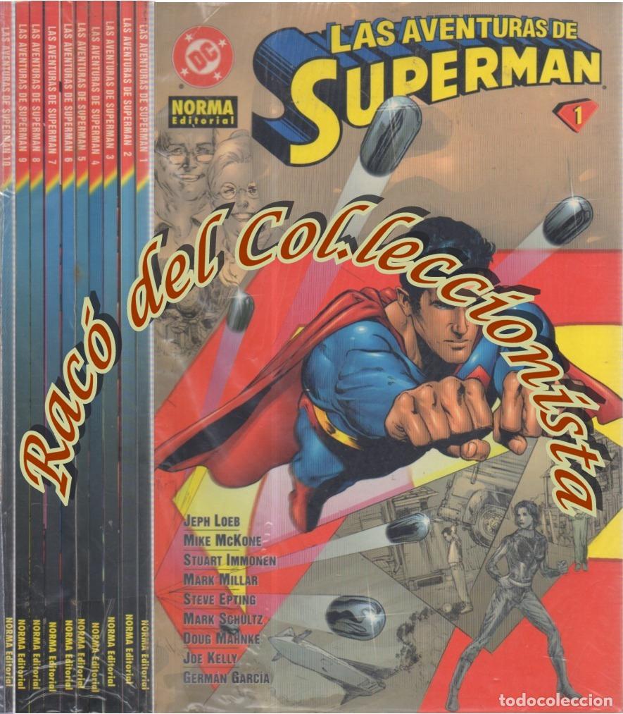 C&oacute;mics: LAS AVENTURAS DE SUPERMAN , NORMA , 10 EJEMPLARES , COMPLETA , 2002 - Foto 1