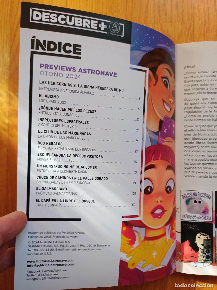 C&oacute;mics: DESCUBRE + PLUS ASTRONAVE OTO&Ntilde;O 2024 NORMA EDITORIAL - Foto 3