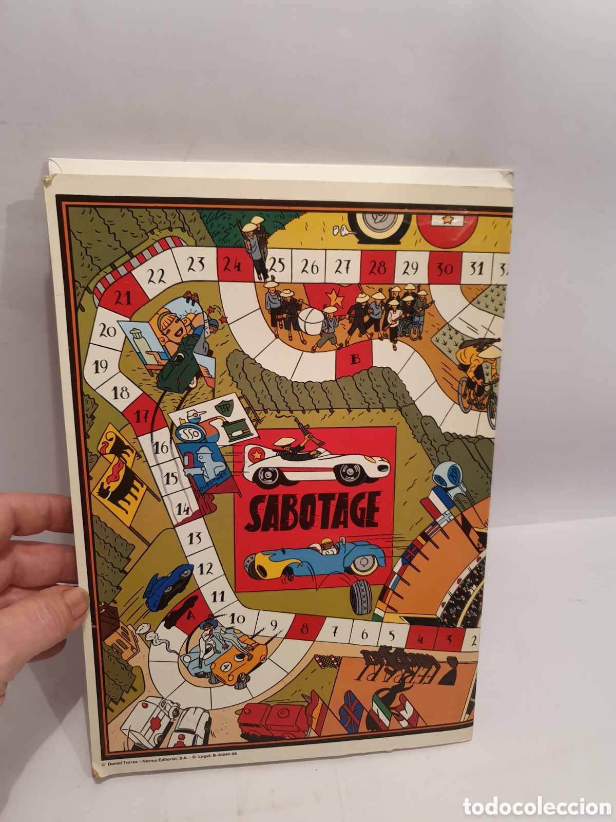 C&oacute;mics: SABOTAJE. DANIEL TORRES. NORMA 1988. JUEGO DE MESA. - Foto 4