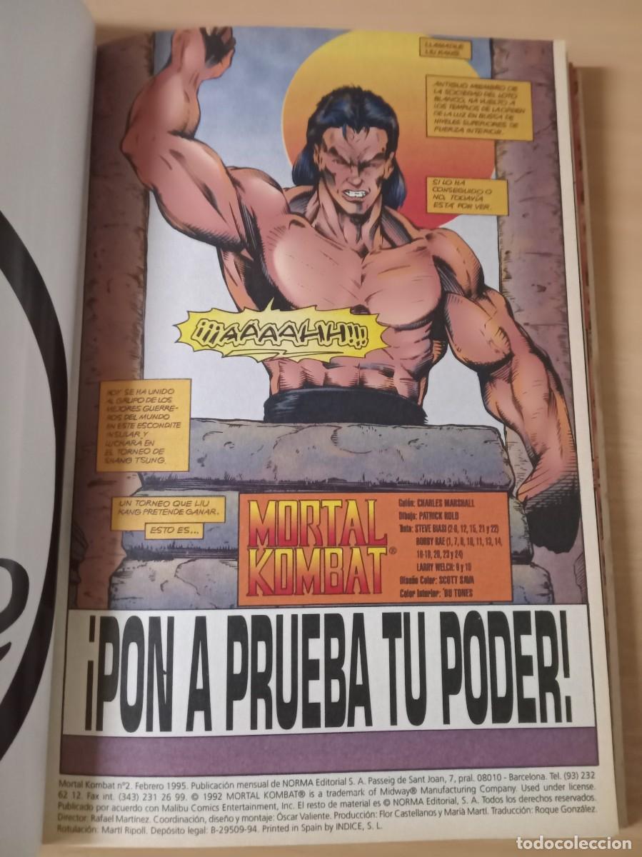 C&oacute;mics: 1 TOMO DE MORTAL KOMBAT CON 6 NUMEROS - Foto 7
