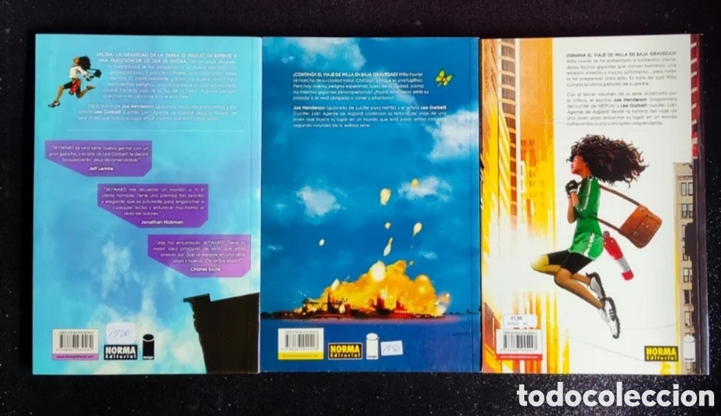 C&oacute;mics: COLECCI&Oacute;N COMICS SKYWARD COMPLETA NORMA 3 TOMOS - Foto 2