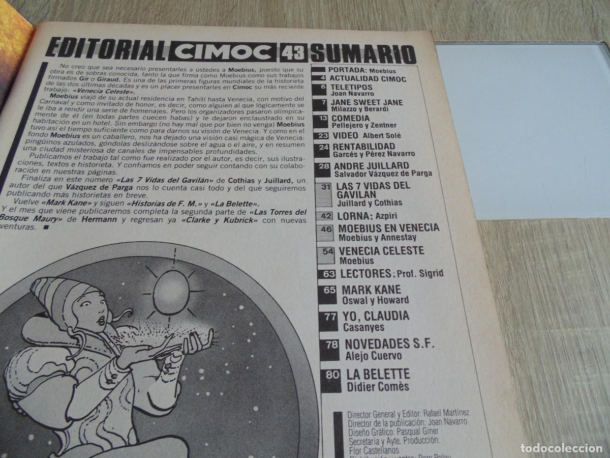 C&oacute;mics: Cimoc n&ordm; 43. 1984. Casterman / Glenat / Norma - Foto 2