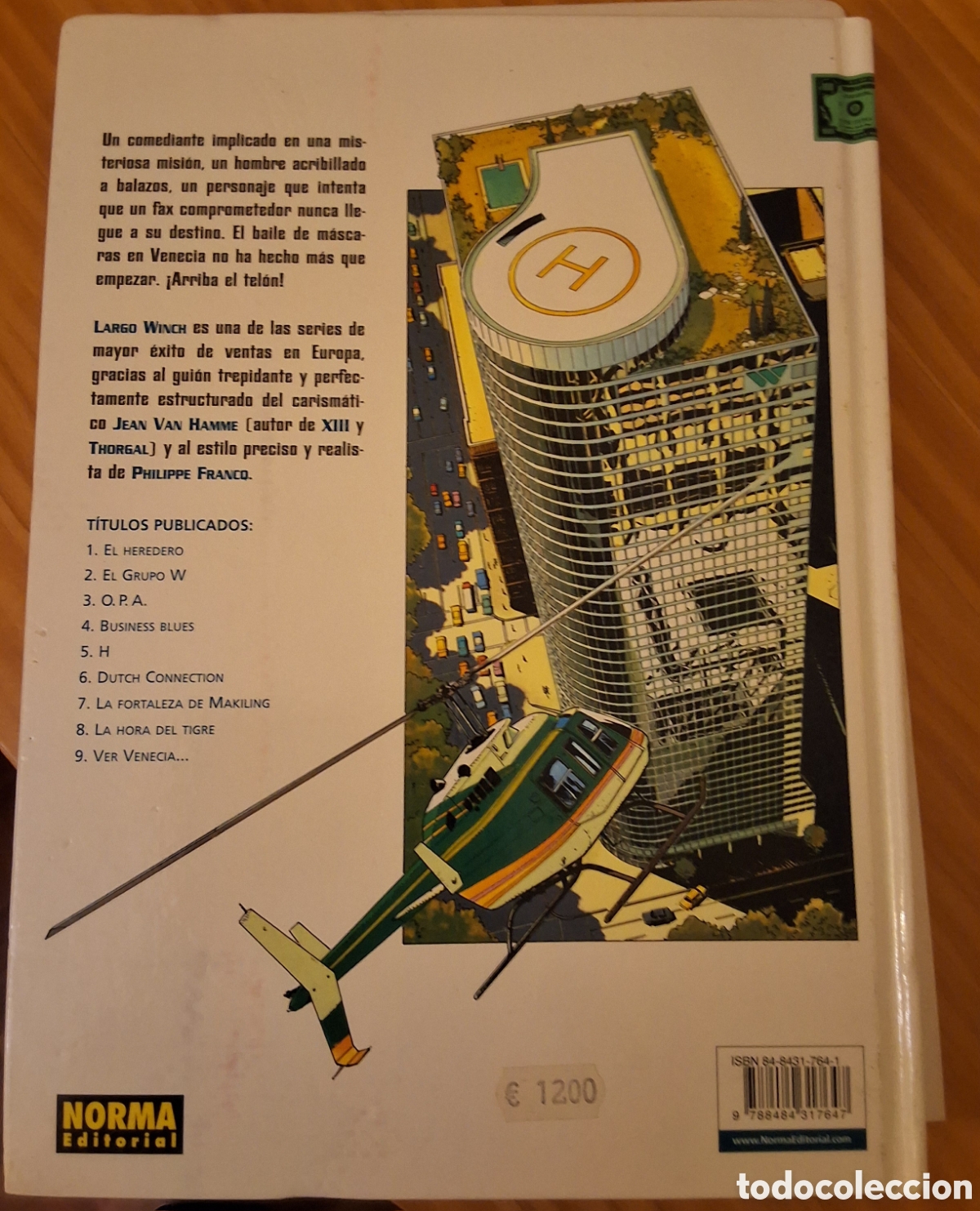 C&oacute;mics: Largo winch comic....y morir n&uacute;mero 10 a&ntilde;o 2004 edita norma - Foto 3