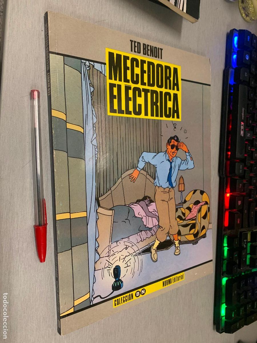 C&oacute;mics: MECEDORA EL&Eacute;CTRICA / TED BENOIT / COLECCI&Oacute;N BN 10 - NORMA 1990 - Foto 1