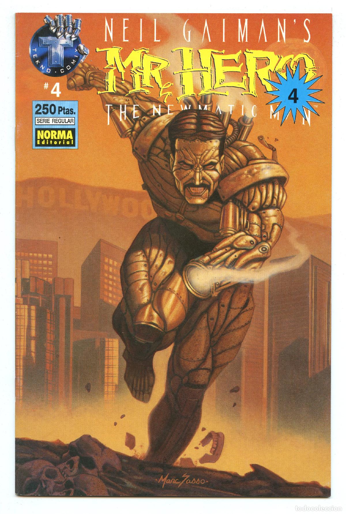 C&oacute;mics: MR HERO - The Newmatic man n.4 (Norma, 1996) - Foto 1