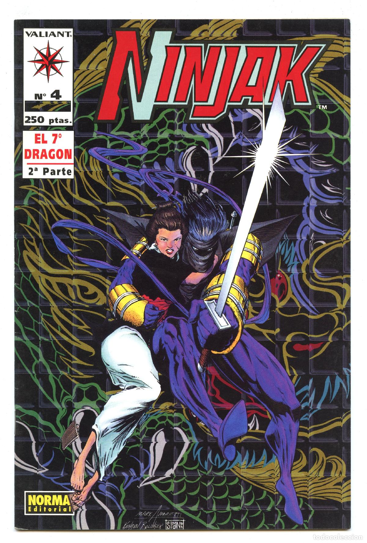 C&oacute;mics: NINJAK n.4 EL 7o DRAG&Oacute;N (2a parte) (Norma, 1995) - Foto 1