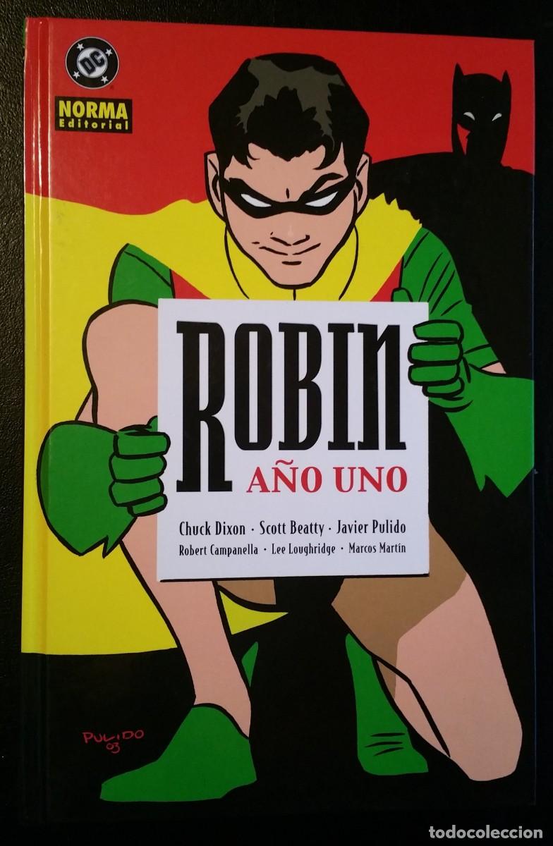 C&oacute;mics: ROBIN. A&Ntilde;O UNO de Chuck Dixon. 1&ordf; Edicion. Norma Editorial. 2003 - Foto 1