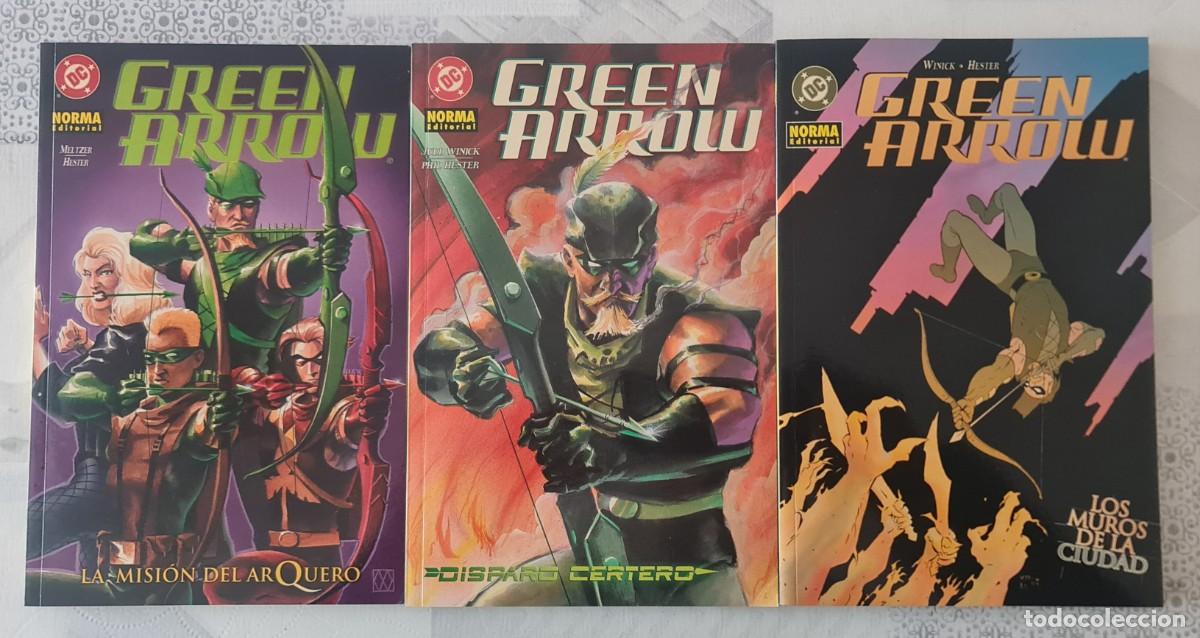 C&oacute;mics: GREEN ARROW. Lote de 3 tomos. Norma Editorial 2004 - Foto 1