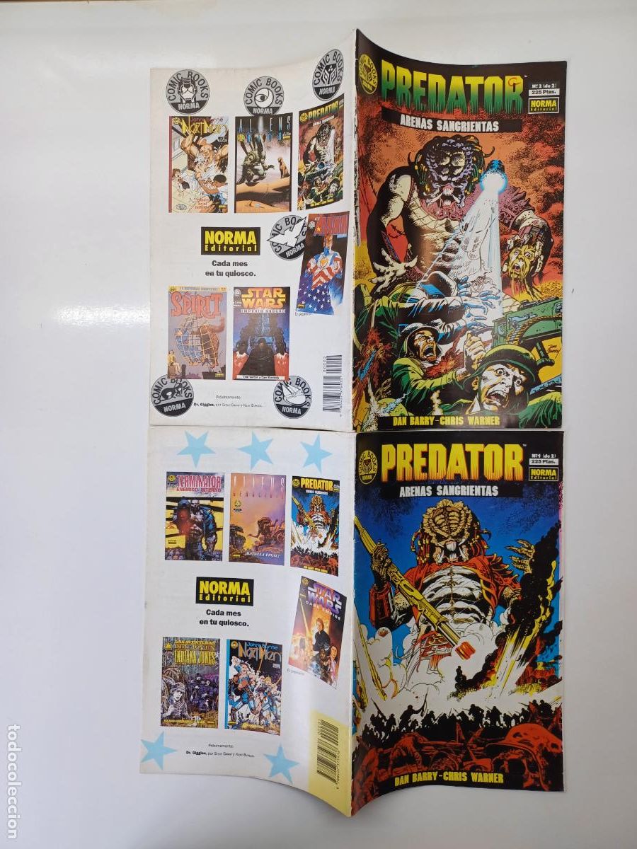 C&oacute;mics: PREDATOR ARENAS SANGRIENTAS 1 Y 2 (COMPLETA) NORMA - Foto 2