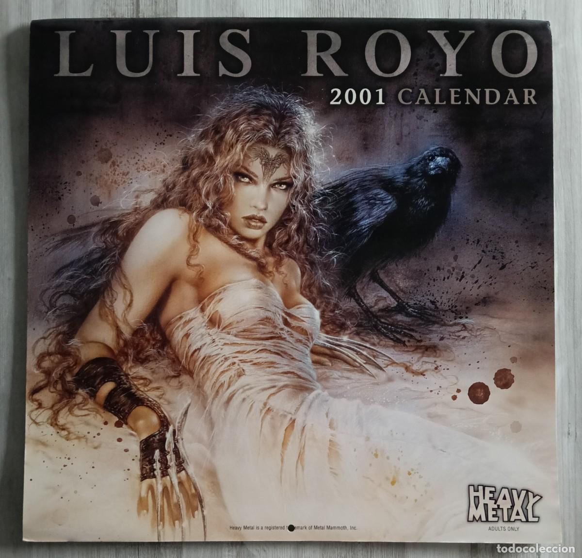 C&oacute;mics: Luis Royo - Calendario 2001 . Heavy Metal - Foto 1
