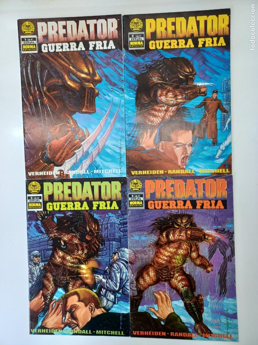 C&oacute;mics: PREDATOR GUERRA FRIA DEL 1 AL 4 COMPLETA NORMA - Foto 1