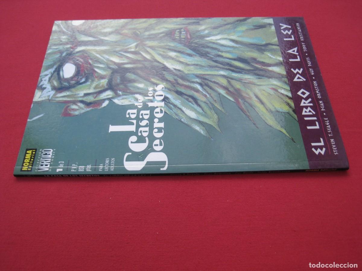 C&oacute;mics: LA CASA DE LOS SECRETOS - EL LIBRO DE LA LEY - N&ordm; 1 - NORMA EDITORIAL. - Foto 3
