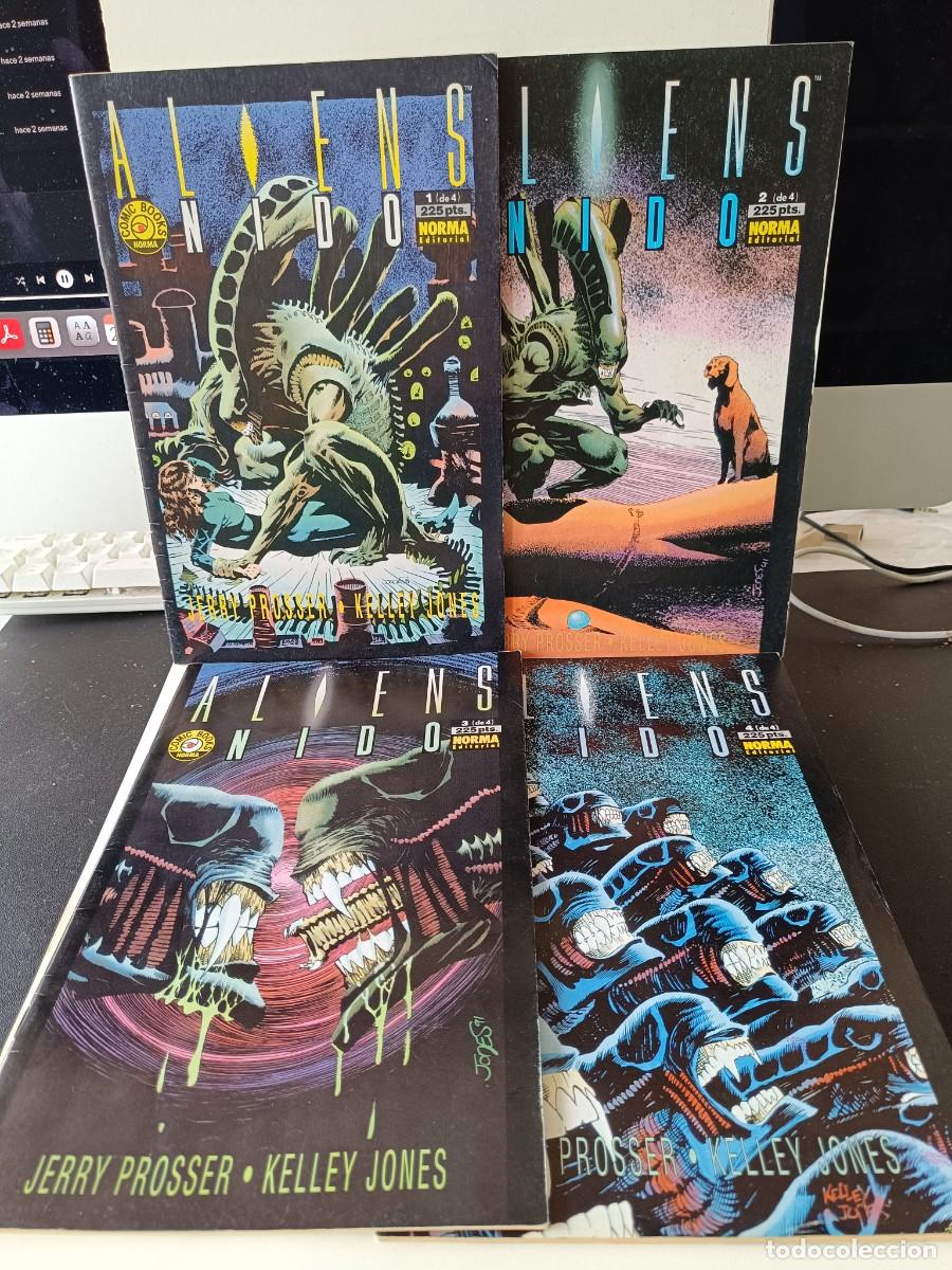 C&oacute;mics: ALIENS NIDO COMPLETA DEL 1 AL 4 COMO NUEVO NORMA - Foto 1