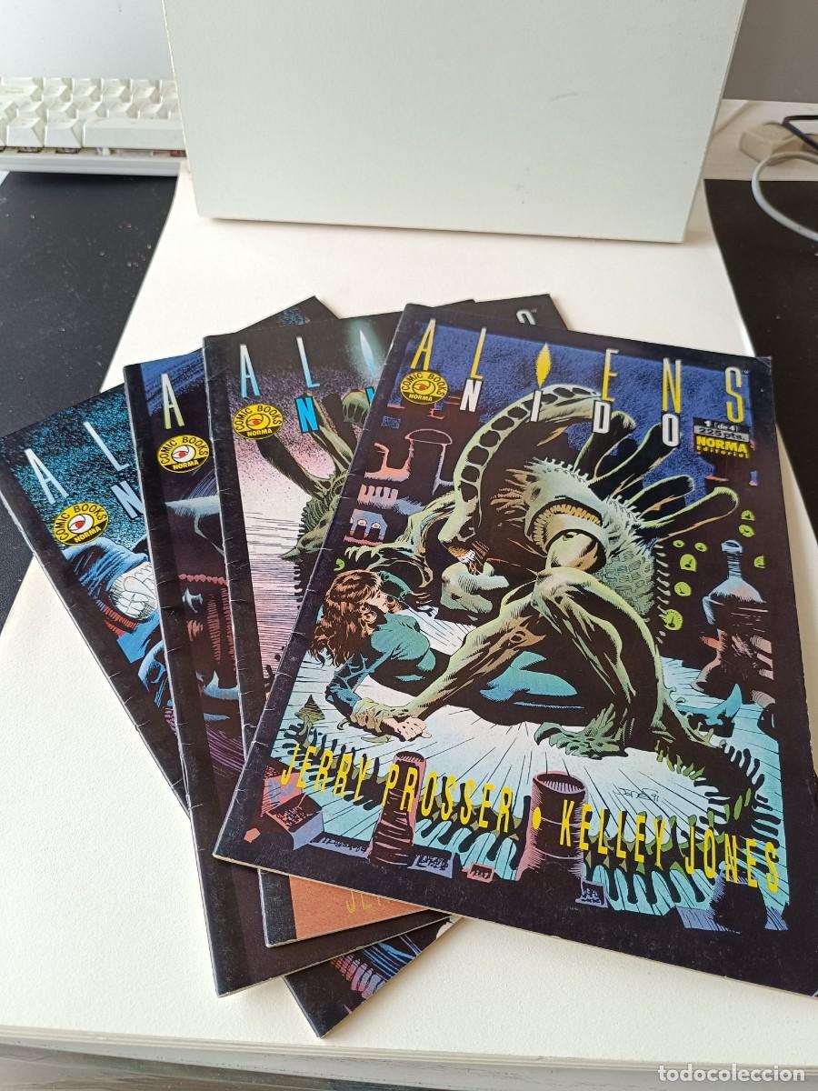 C&oacute;mics: ALIENS NIDO COMPLETA DEL 1 AL 4 COMO NUEVO NORMA - Foto 2