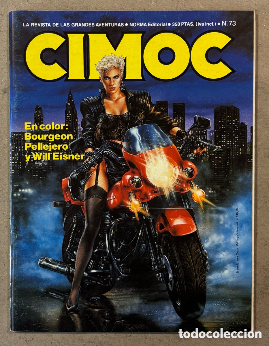 C&oacute;mics: CIMOC N&deg; 73. BOURGEON, PELLEJRO, WILL EISNER Y VV.AA. - Foto 1