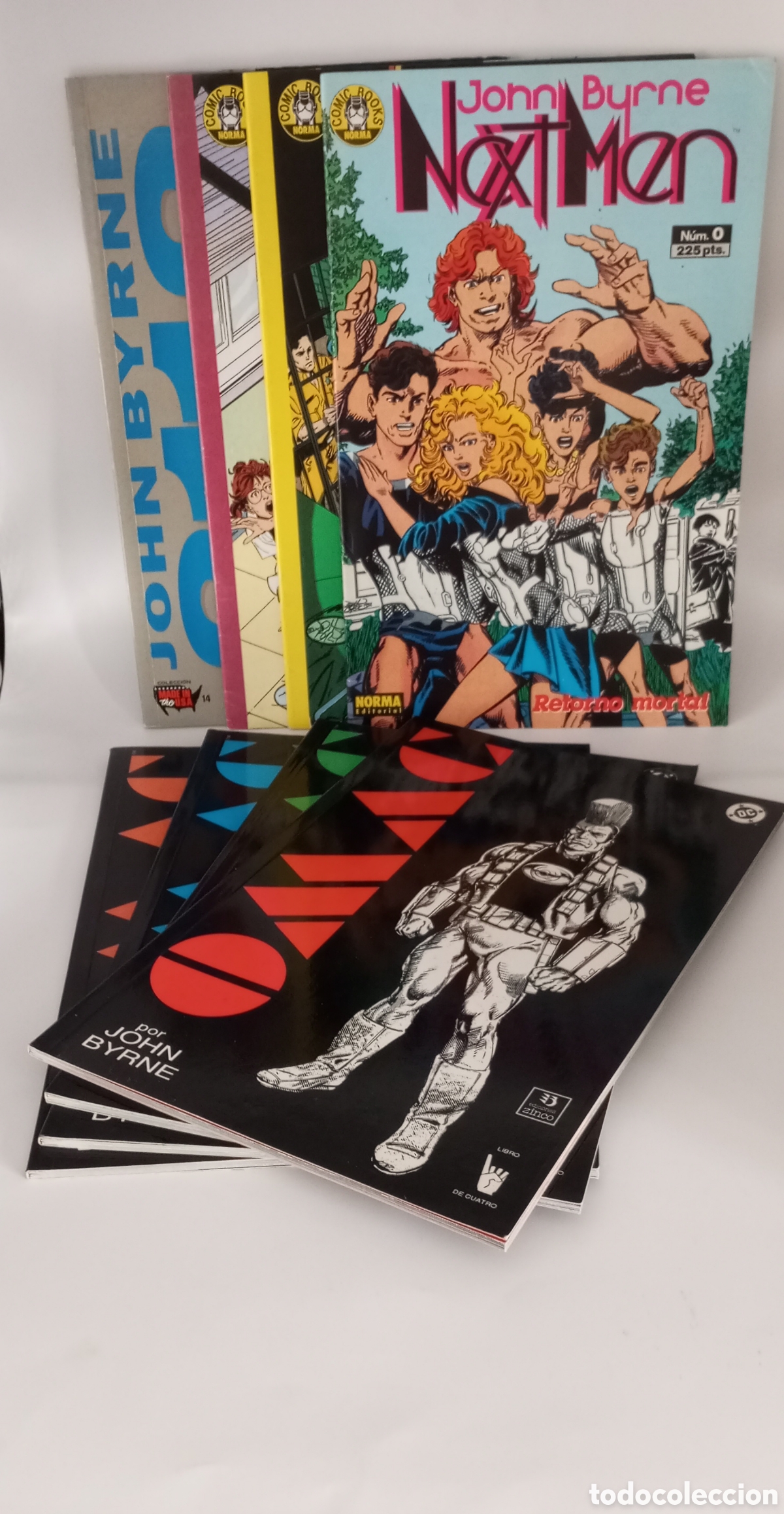 Comics: LOTE JOHN BYRNE . OMAC ( 1,2,3,4 COMPLETA) . NEXT MAN 1,2,3 Y EL VOLUME 14 DE 2112 . COMO NUEVOS.