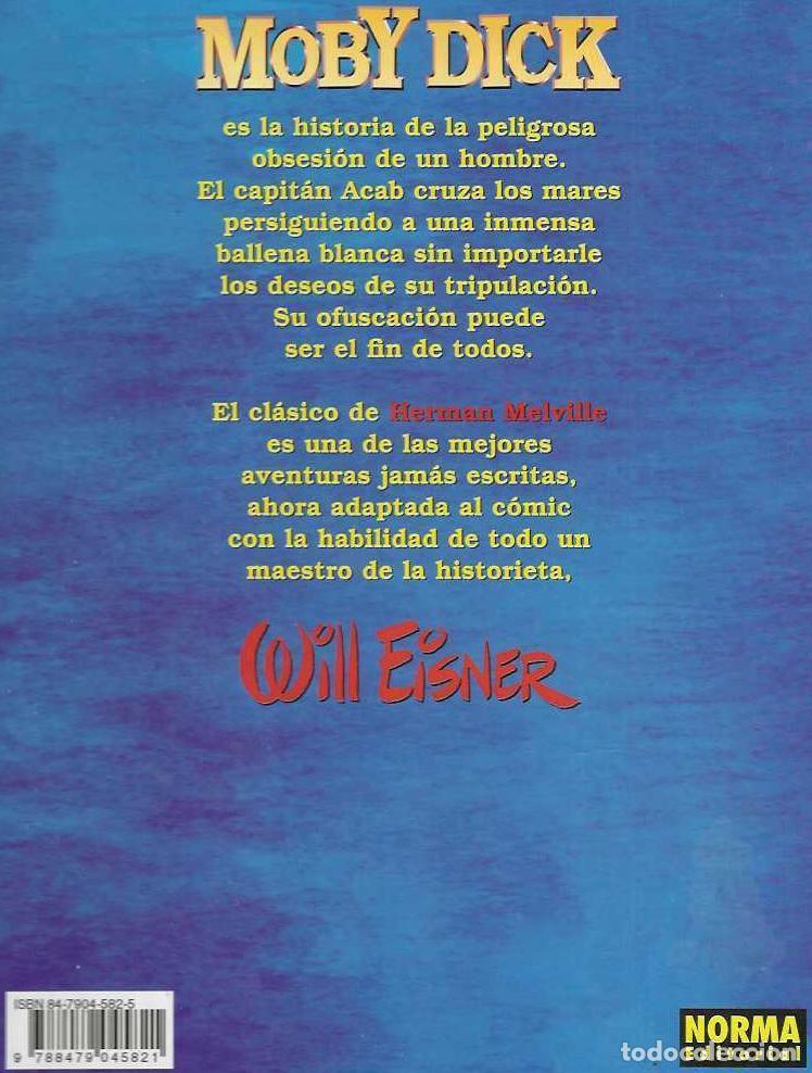 C&oacute;mics: MOBY DICK - WILL EISNER - TOMO TAPA DURA NORMA - BUEN ESTADO - Foto 2