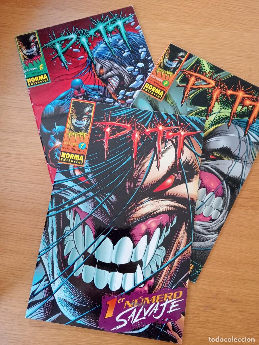 C&oacute;mics: LOTE CON 3 EJEMPLARES DE PITT (DE 12). GRAPA. NORMA EDITORIAL. 1998 &ndash; 99. - Foto 1