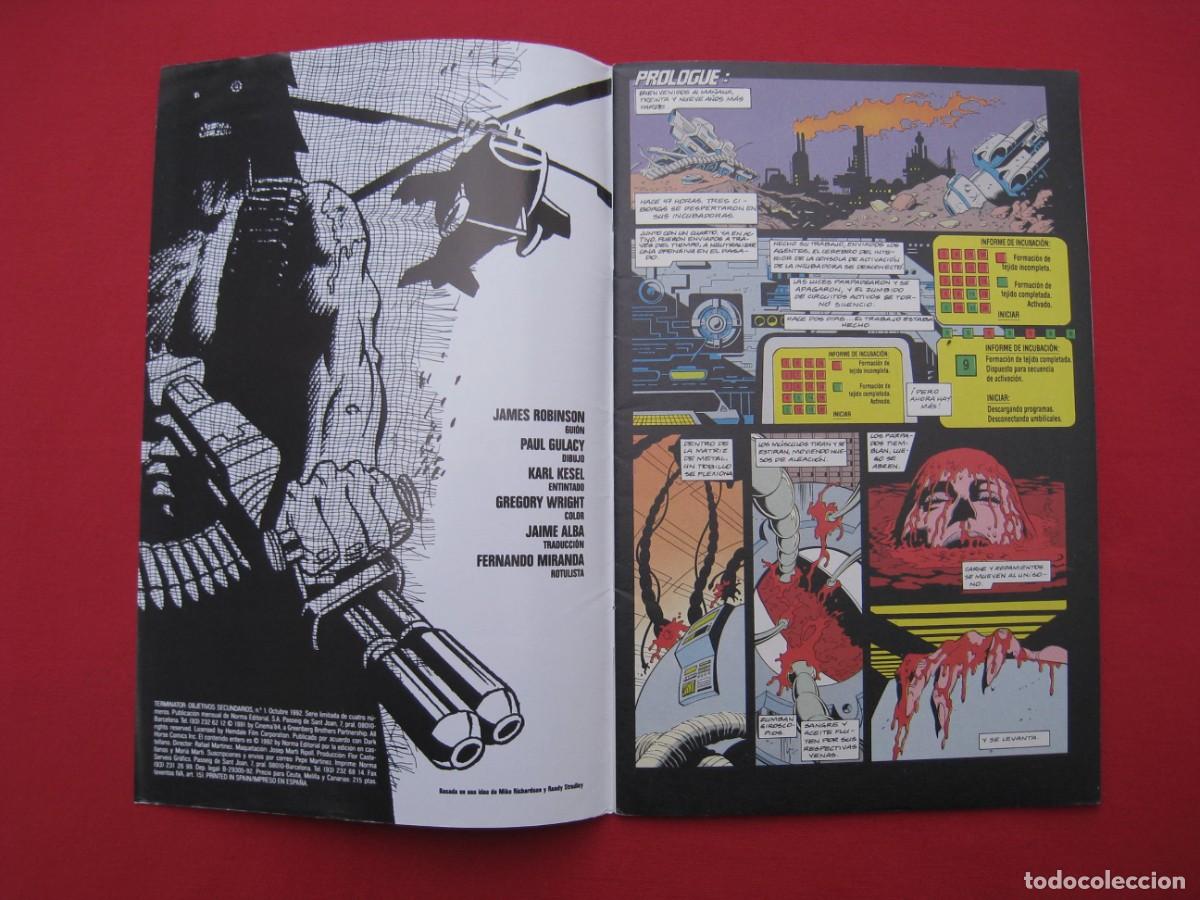 C&oacute;mics: TERMINATOR OBJETIVOS SECUNDARIOS - N&ordm; 1 DE 4 - NORMA EDITORIAL. - Foto 5