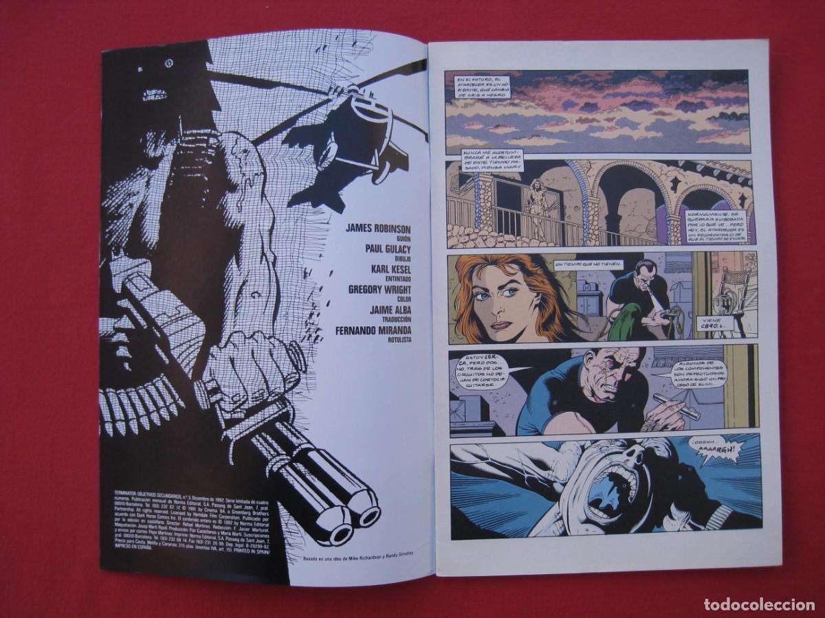 C&oacute;mics: TERMINATOR OBJETIVOS SECUNDARIOS - N&ordm; 3 DE 4 - NORMA EDITORIAL. - Foto 4