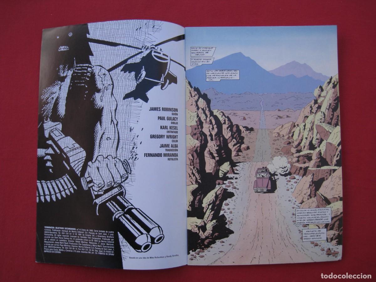C&oacute;mics: TERMINATOR OBJETIVOS SECUNDARIOS - N&ordm; 4 DE 4 - NORMA EDITORIAL. - Foto 4