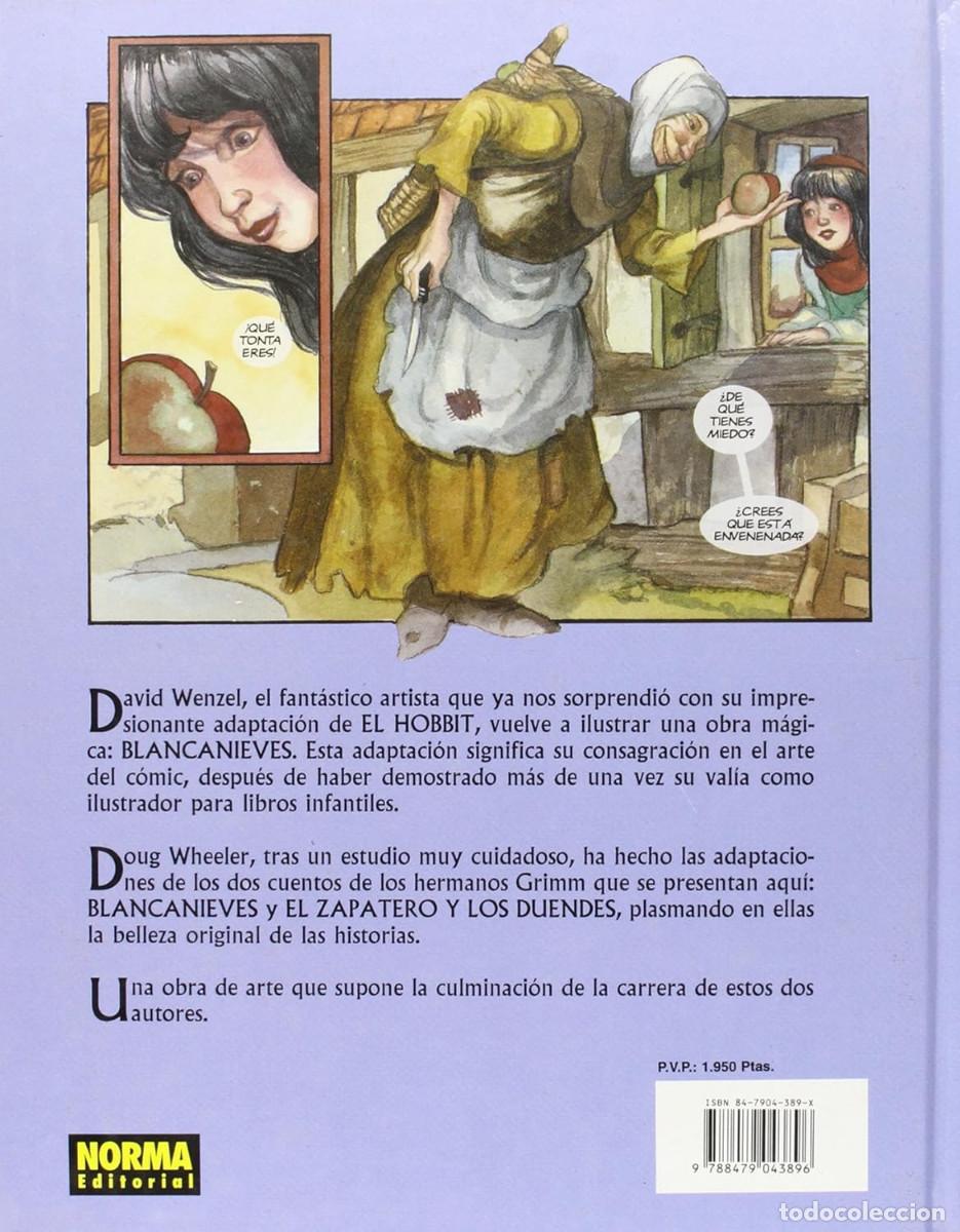 C&oacute;mics: CUENTOS DE LOS HERMANOS GRIMM - BLANCANIEVES - DOUG WHEELER - COMO NUEVO - Foto 2