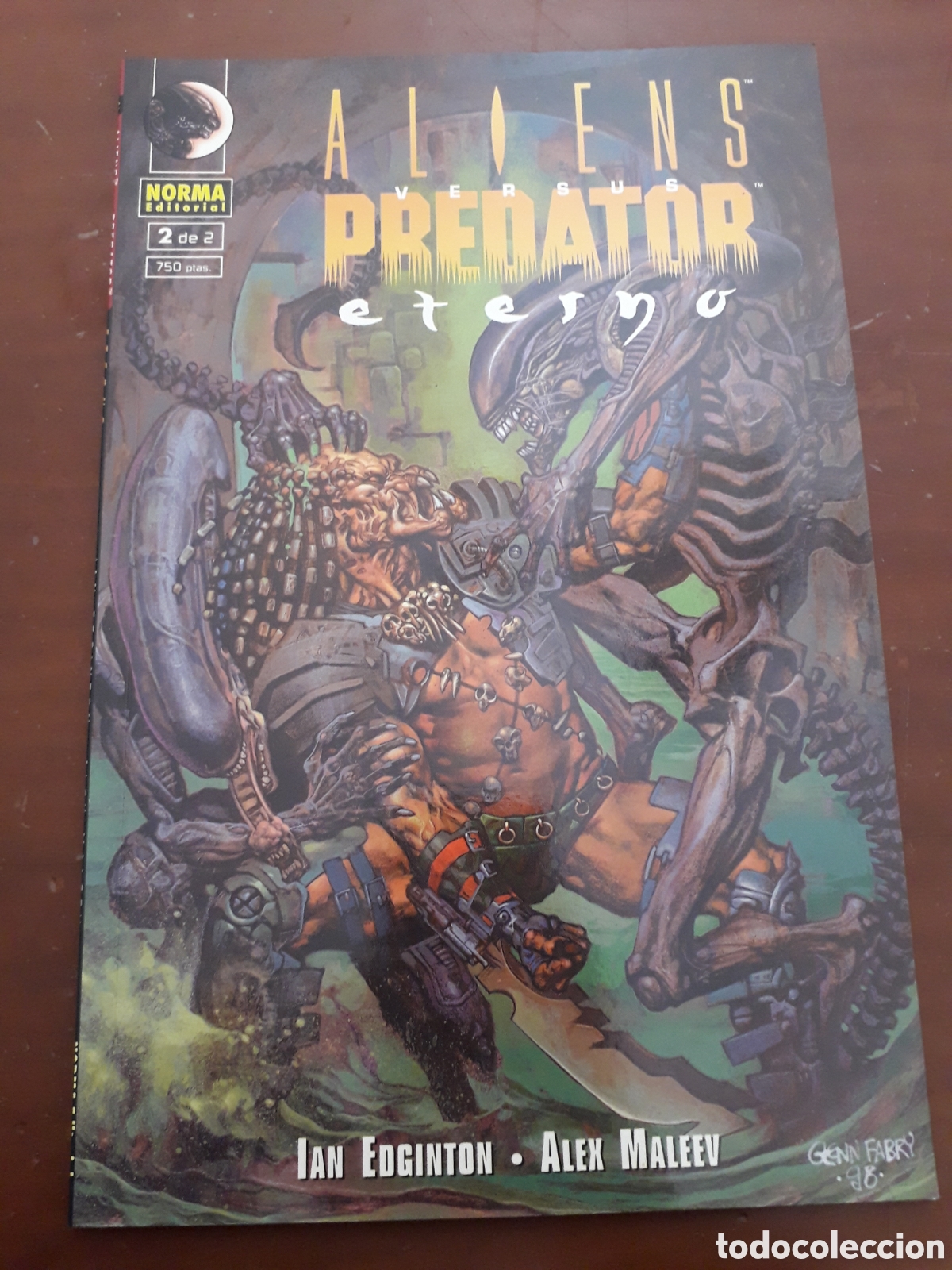 C&oacute;mics: ALIENS VERSUS PREDATOR ETERNO. DOS TOMOS. COMPLETA. EXCELENTE ESTADO - Foto 3