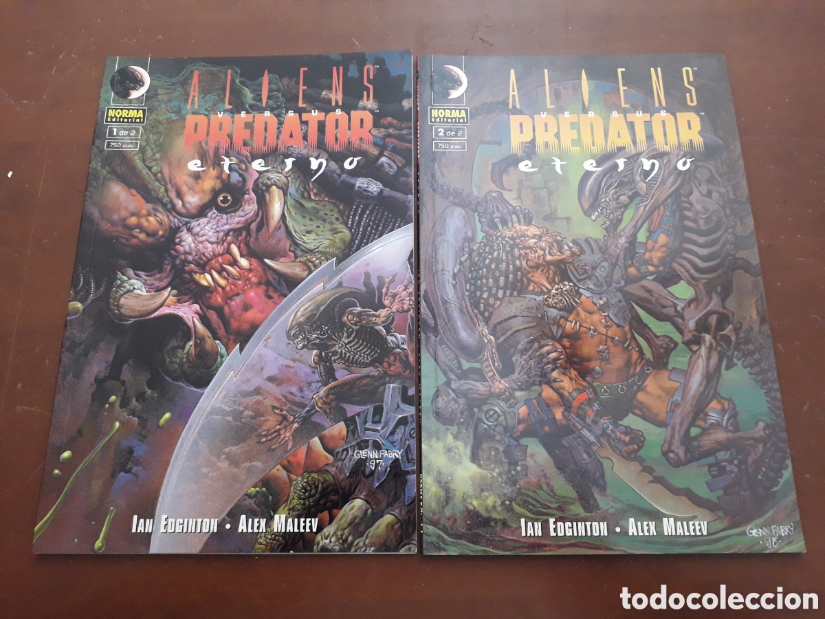 C&oacute;mics: ALIENS VERSUS PREDATOR ETERNO. DOS TOMOS. COMPLETA. EXCELENTE ESTADO - Foto 1