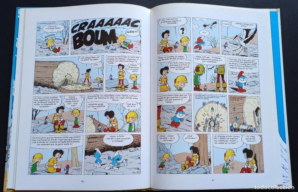 C&oacute;mics: JOHAN Y PIRLUIT, LA FLAUTA DE LOS PITUFOS - PEYO - NORMA, 1999 - Foto 8