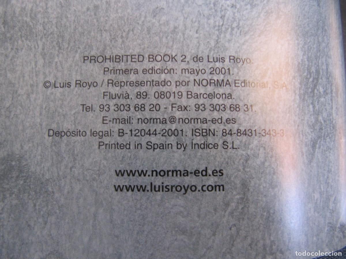 C&oacute;mics: LUIS ROYO &ndash; PROHIBITED &ndash; COFRE + 3 POSTALES DE REGALO - Foto 9