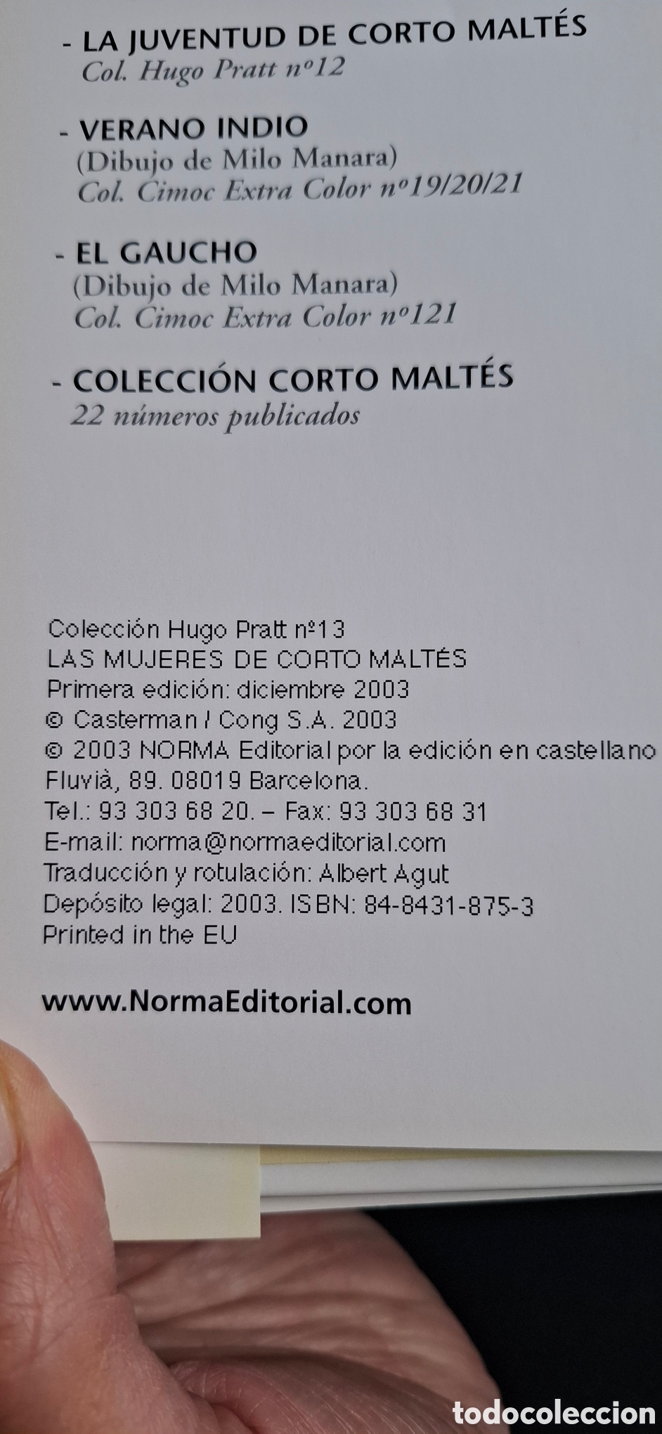 C&oacute;mics: Las mujeres de Corto Malt&eacute;s, 2003 - Foto 10