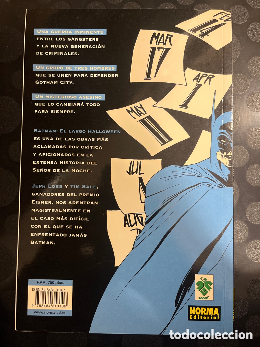 C&oacute;mics: BATMAN N.1 EL LARGO HALLOWEEN DC VID ( 2001 ) - Foto 2