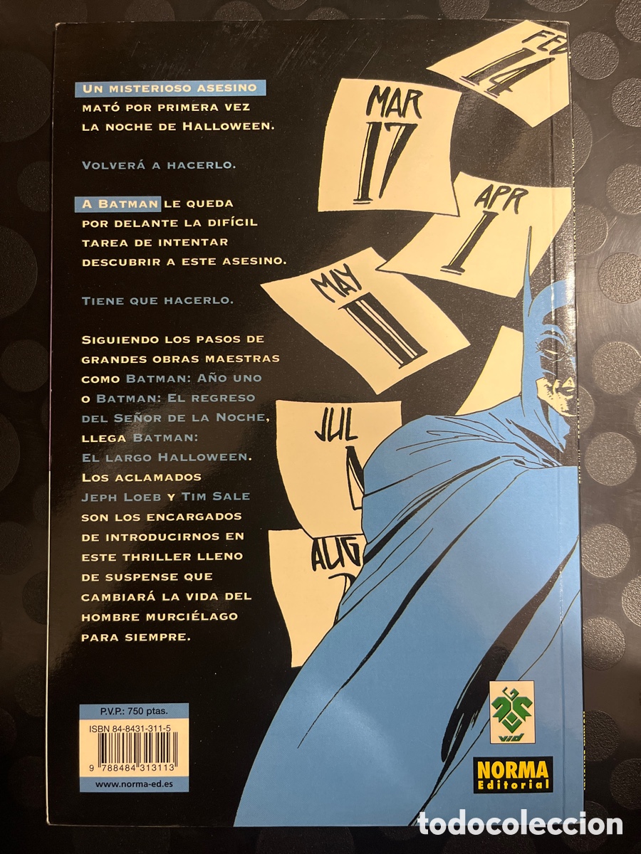 C&oacute;mics: BATMAN N.2 EL LARGO HALLOWEEN DC VID ( 2001 ) - Foto 2