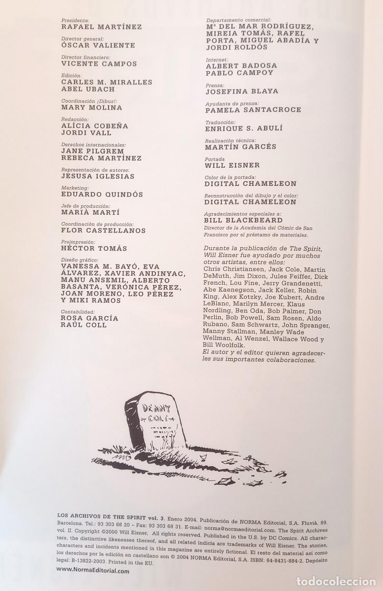 C&oacute;mics: LOS ARCHIVOS DE SPIRIT VOL. 3, 1941 - WILL EISNER - NORMA, 2004 - Foto 5