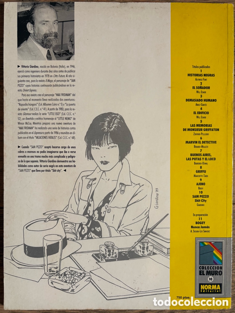 C&oacute;mics: Sam Pezzo Shit City vittorio Giardino - Foto 5