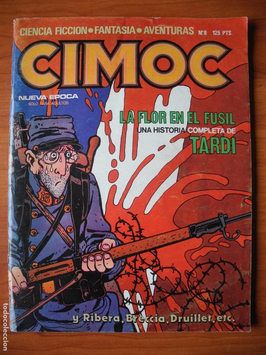 C&oacute;mics: Cimoc n. 8. La flor en el fusil. - Foto 1