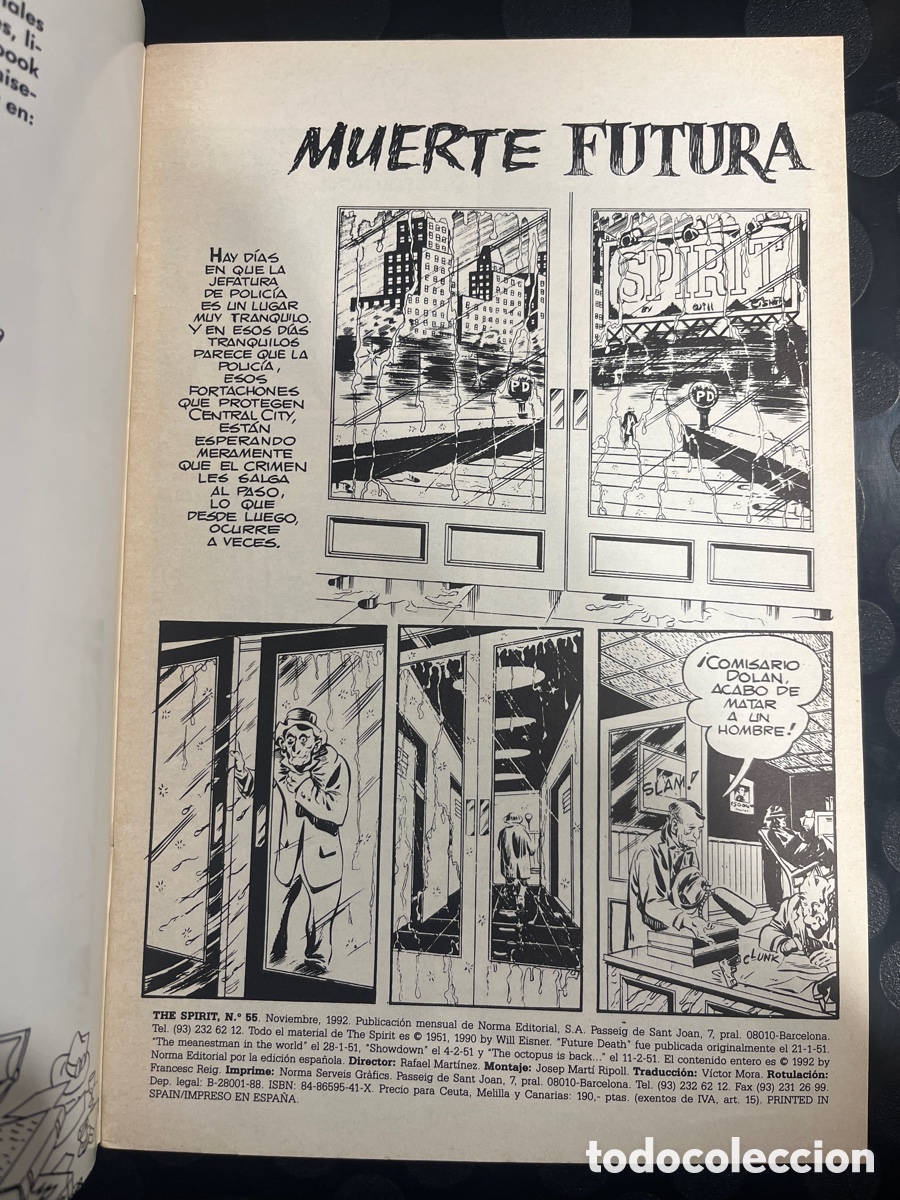 C&oacute;mics: THE SPIRIT N.55 By WILL EISNER 4 HISTORIAS COMPLETAS ( 1988/1995 ) - Foto 3