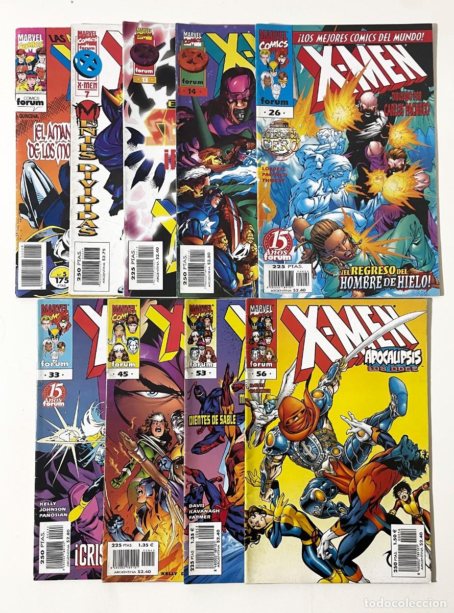 C&oacute;mics: Lote c&oacute;mics: 9 grapas X-Men vol. 2 (Editorial Forum) - Foto 1