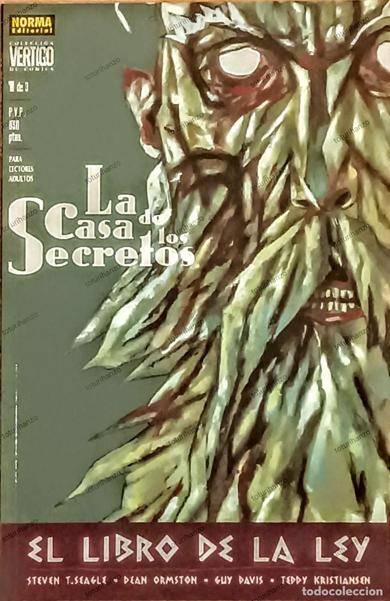 C&oacute;mics: La Casa de los Secretos: El Libro de la Ley n&ordm;1 (Vertigo) - Norma - Foto 1