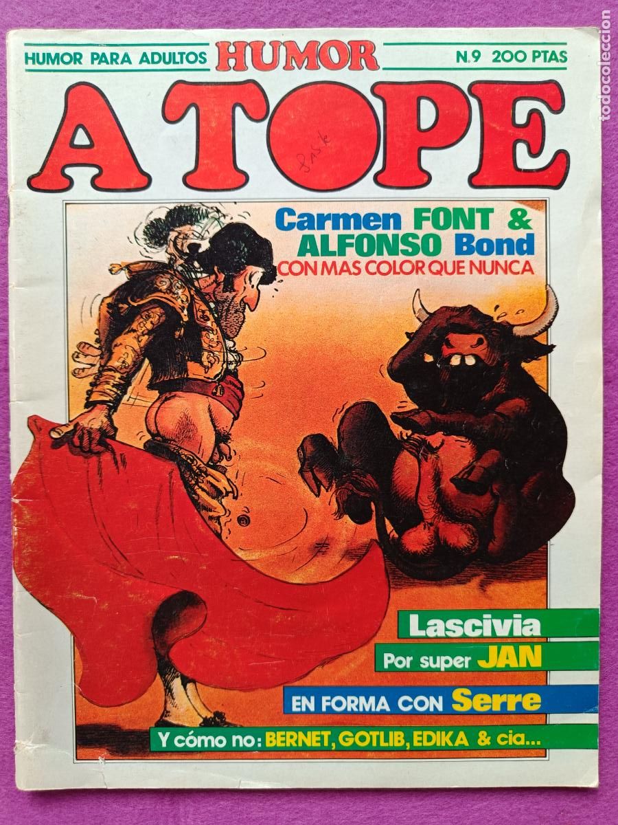 C&oacute;mics: COMIC HUMOR A TOPE N&ordm; 9 NORMA EDITORIAL 1982 - Foto 1