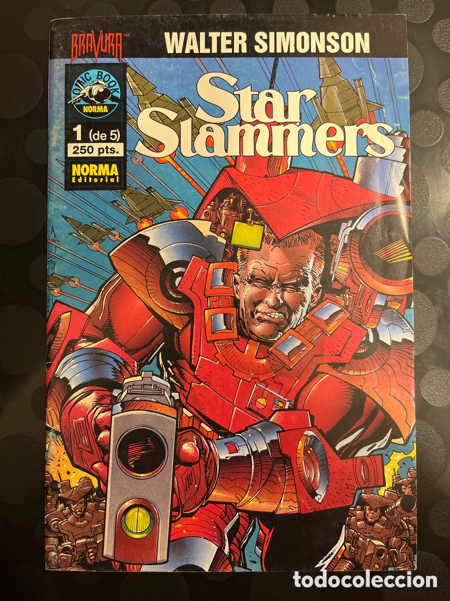 C&oacute;mics: STAR SLAMMERS N.1 de WALTER SIMONSON LINEA COMIC BOOK NORMA BRAVURA ( 1995/1997 )