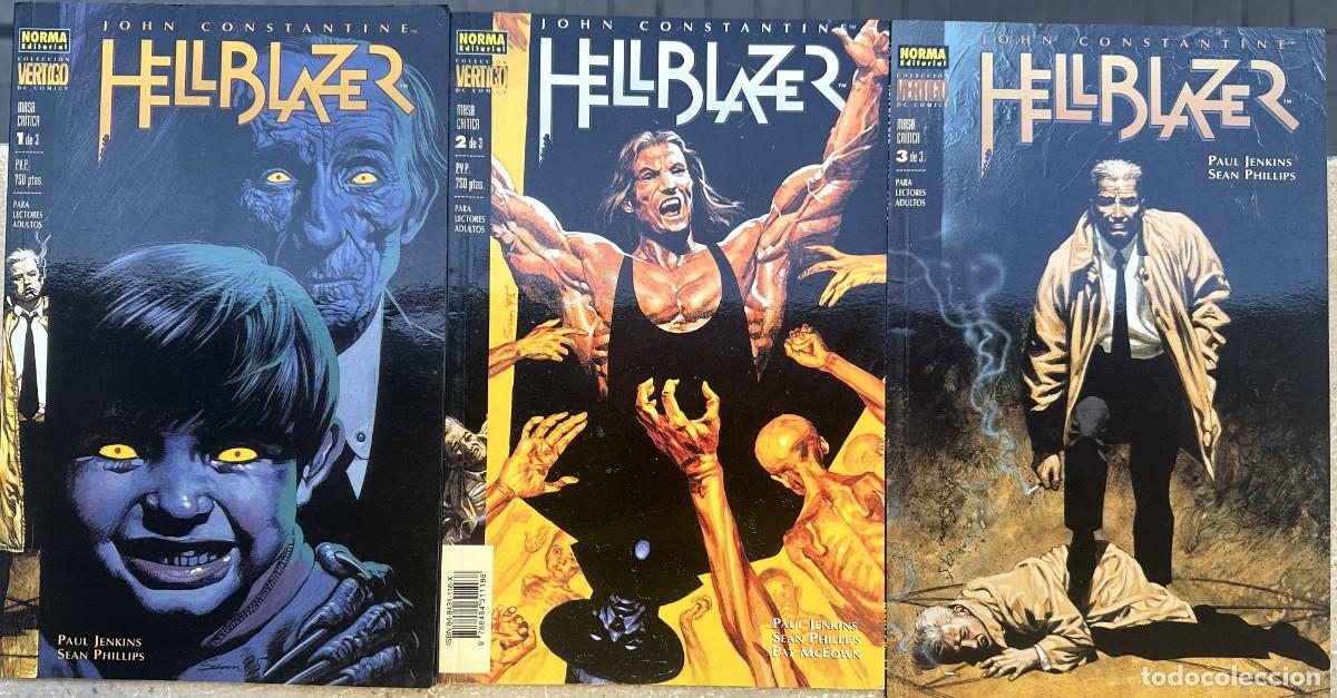 C&oacute;mics: Hellblazer. Masa Cr&iacute;tica - Jenkins / Phillips (Completa en 3 tomos)