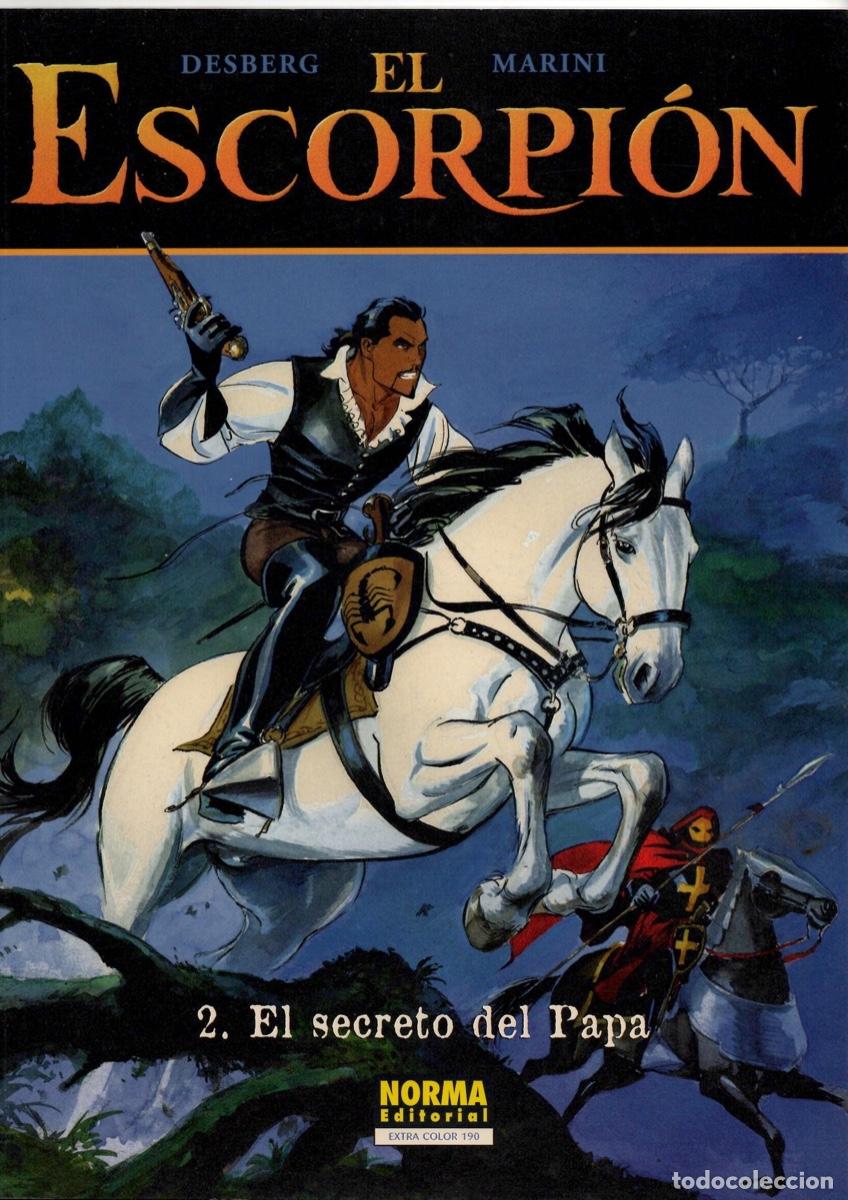 C&oacute;mics: EL ESCORPION 2. EL SECRETO DEL PAPA. DESBERG - MARINI. NORMA, 2002. 1&ordf; EDICION