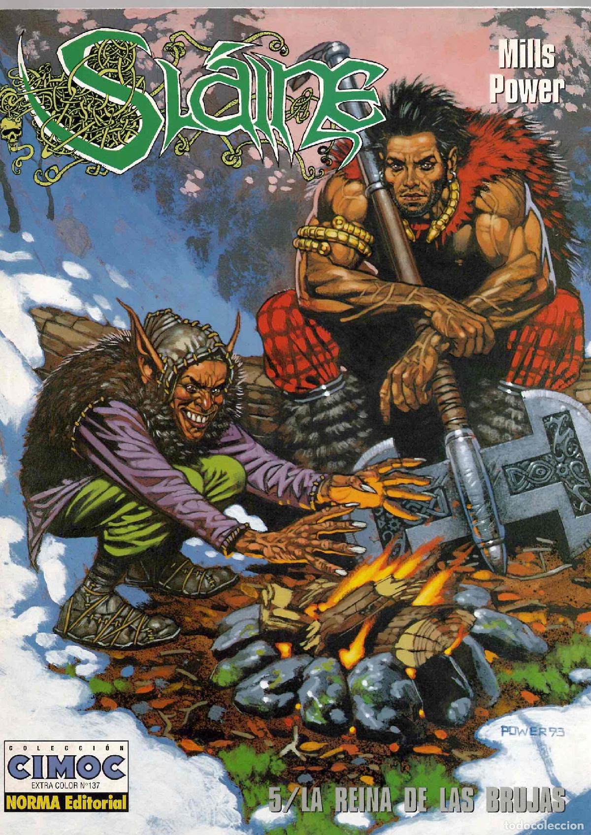C&oacute;mics: SLAINE 5 LA REINA DE LAS BRUJAS. MILLS POWER. NORMA. 1997 1&ordf; EDICION