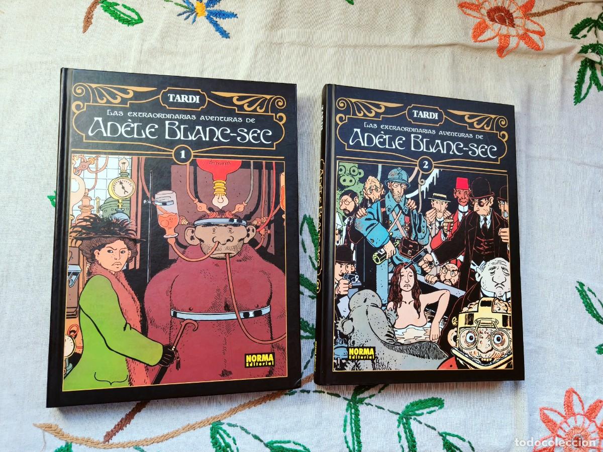C&oacute;mics: Las extraordinarias Aventuras Adele Blane-sec. Tomos 1 y 2. Tardi. Norma. Est&aacute;n como nuevos.