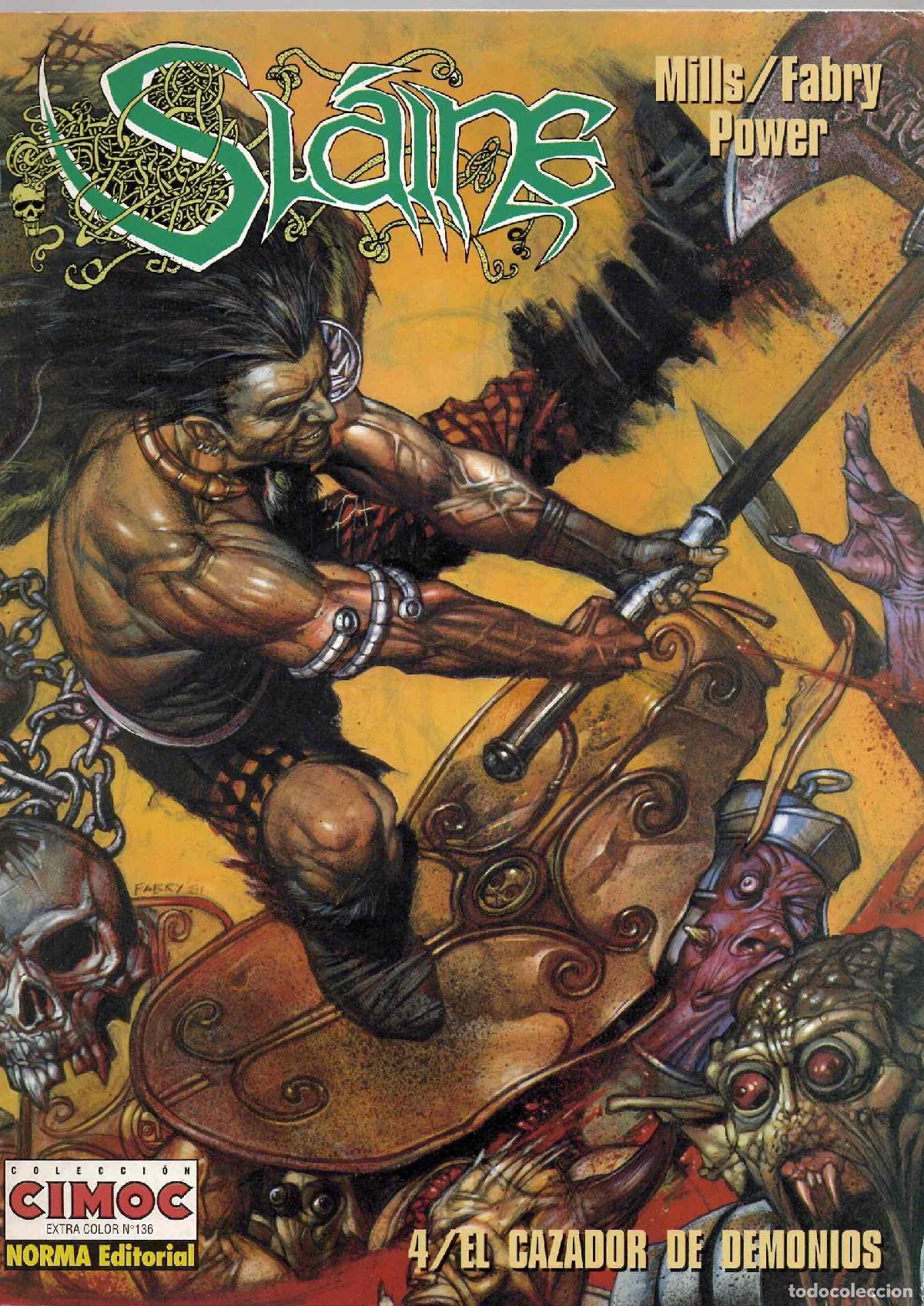 C&oacute;mics: SLAINE 4 EL CAZADOR DE DEMONIOS. MILLS / FABRY POWER. NORMA. 1996 1&ordf; EDICION