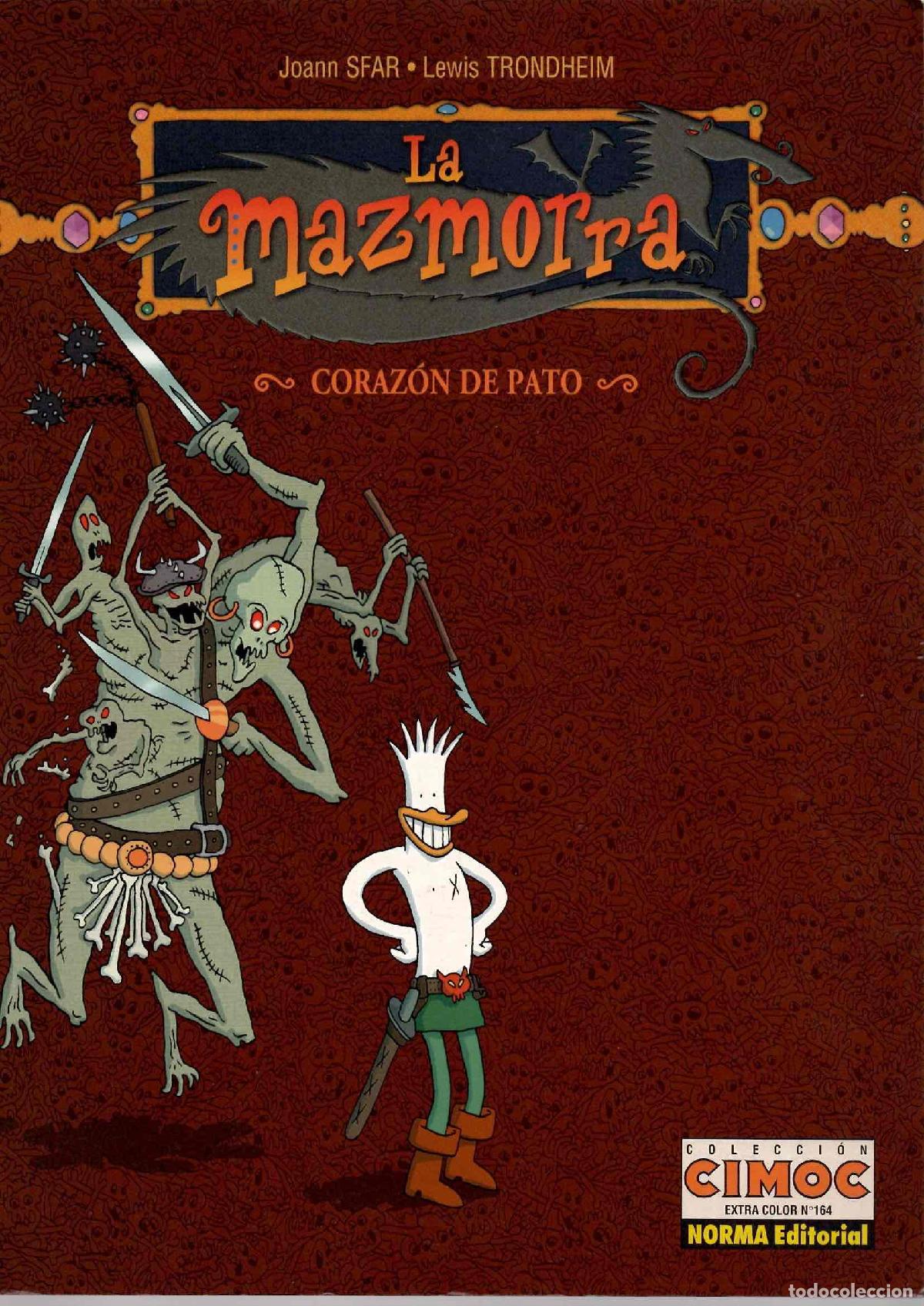 C&oacute;mics: LA MAZMORRA CORAZON DE PATO. JOANN SFAR - LEWIS TRONDHEIM. COLECCION CIMOC EXTRA COLOR N&ordm; 164