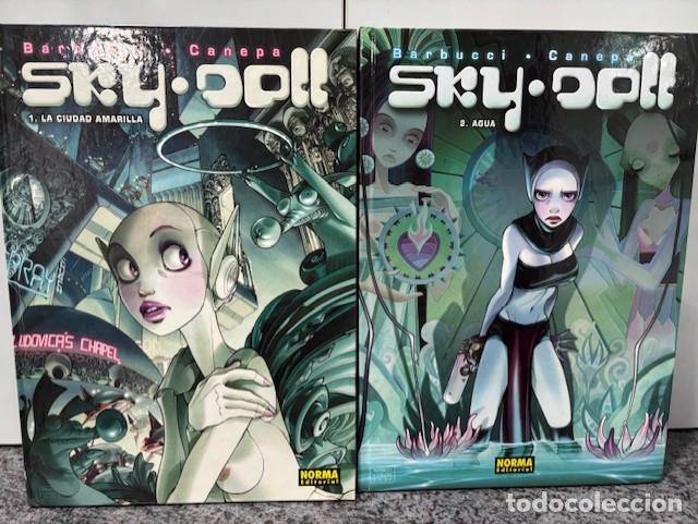 C&oacute;mics: SKY-DOLL N&ordm; 1 Y 2. BARBUCCI Y CANEPA. CON DIBUJO ORIGINAL Y FIRMA EN EL N&ordm; 2. NORMA ED., 2002-2003