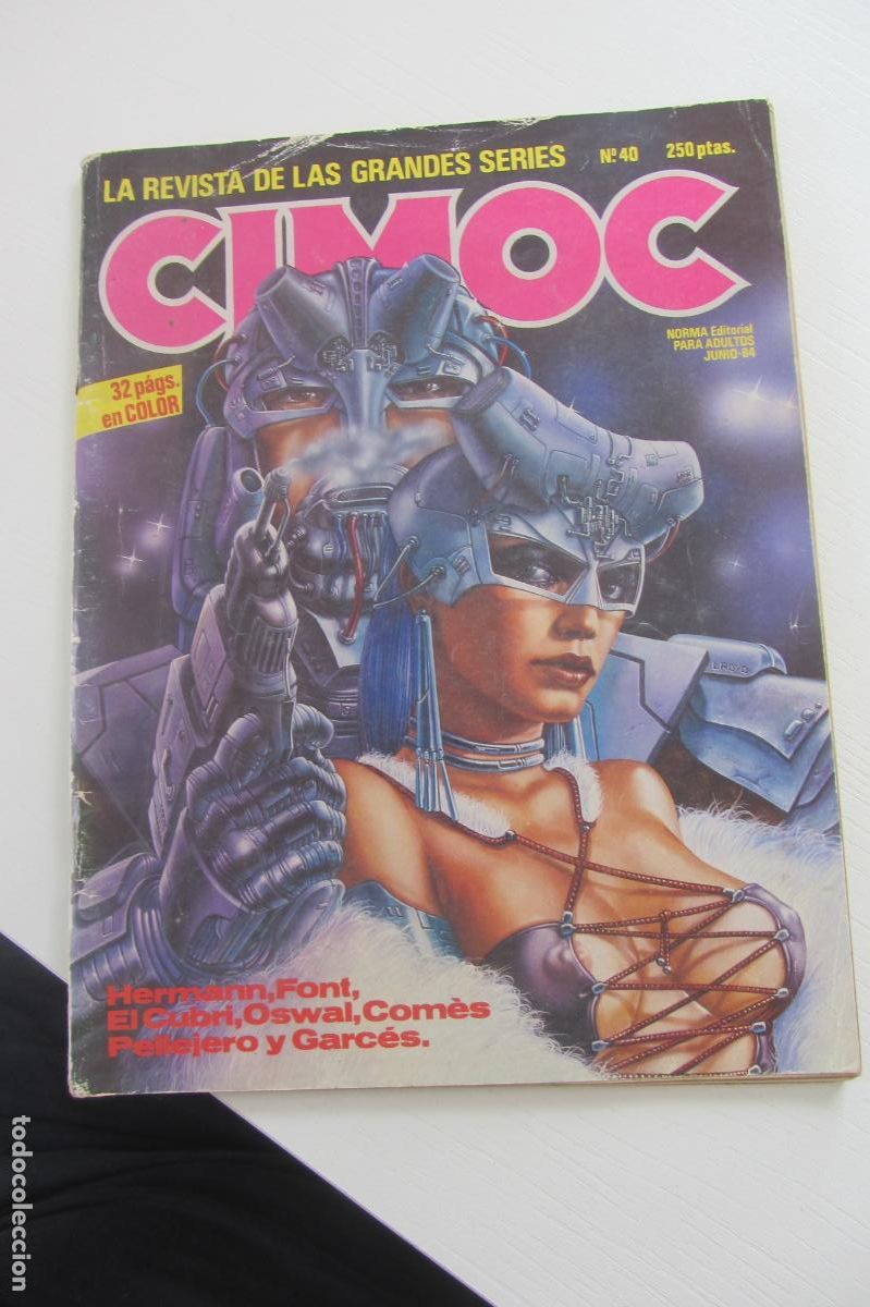 C&oacute;mics: CIMOC N&ordm; 40 CIENCIA FICCION FANTASIA AVENTURAS NORMA EDITORIAL 1984 ARX90